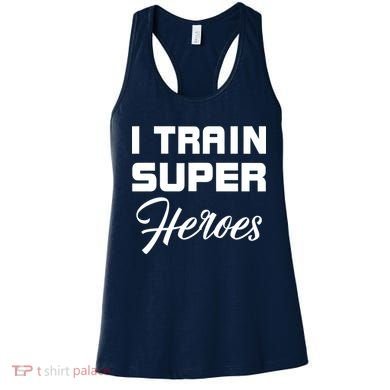 I Train Super Heroes Women's Tank Top