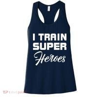I Train Super Heroes Women's Tank Top thumb 0