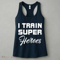 I Train Super Heroes Women's Tank Top thumb 3