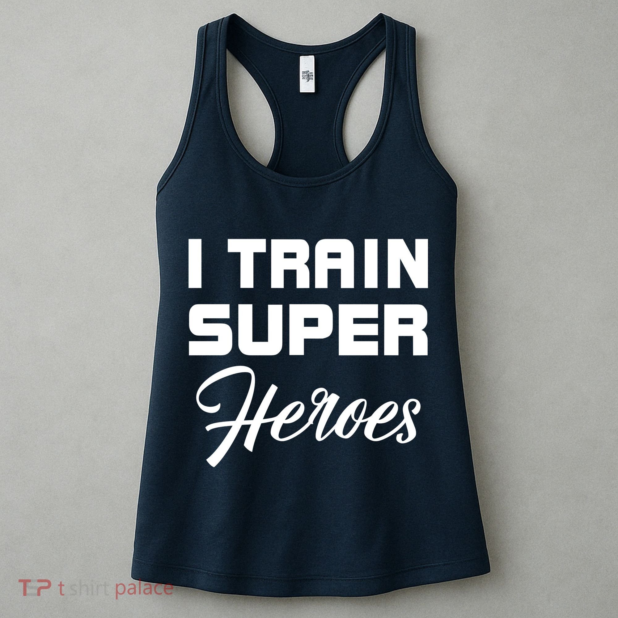 I Train Super Heroes Women's Tank Top
