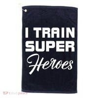 I Train Super Heroes Golf Towel thumb 0