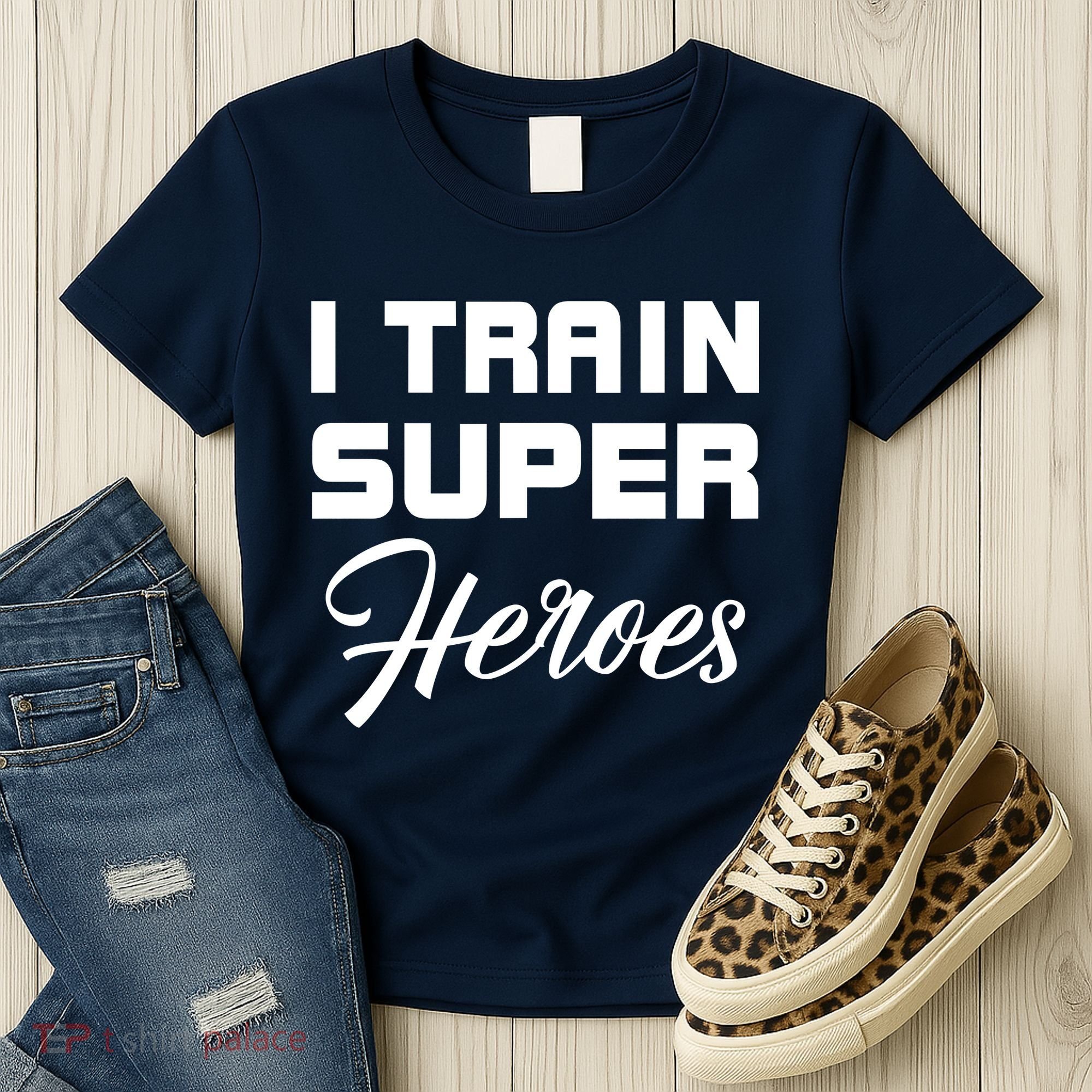 I Train Super Heroes Women's T-Shirt