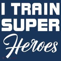 I Train Super Heroes Kids Long Sleeve Shirt thumb 2