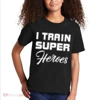 I Train Super Heroes Kids T-Shirt thumb 2