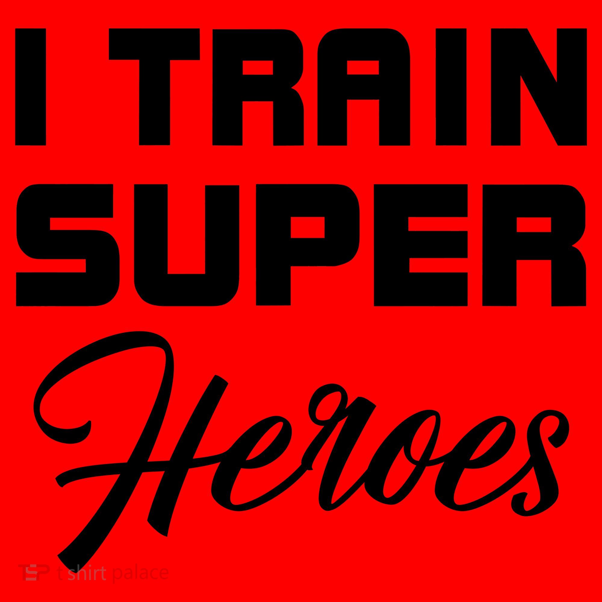 I Train Super Heroes Santa Hat
