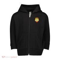 I Train Superheros Toddler Zip Fleece Hoodie thumb 0