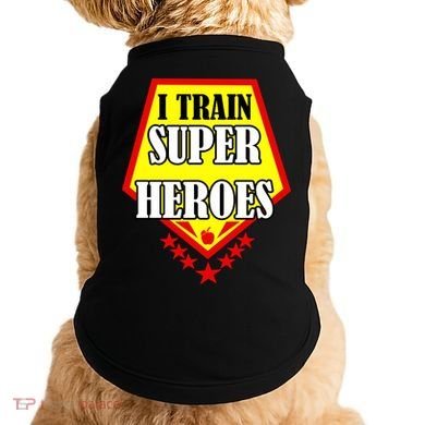 I Train Superheros Doggie Tank