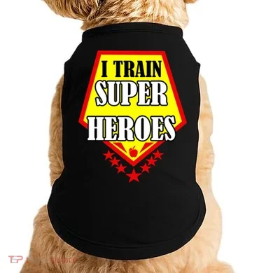 I Train Superheros Doggie Tank