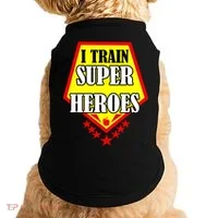 I Train Superheros Doggie Tank thumb 0