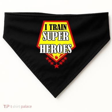 I Train Superheros USA-Made Doggie Bandana