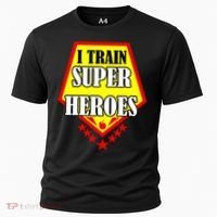 I Train Superheros Cooling Performance Crew T-Shirt thumb 0