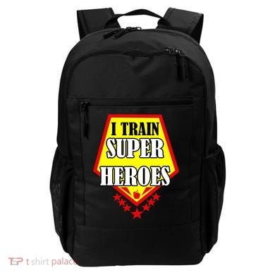 I Train Superheros Backpack