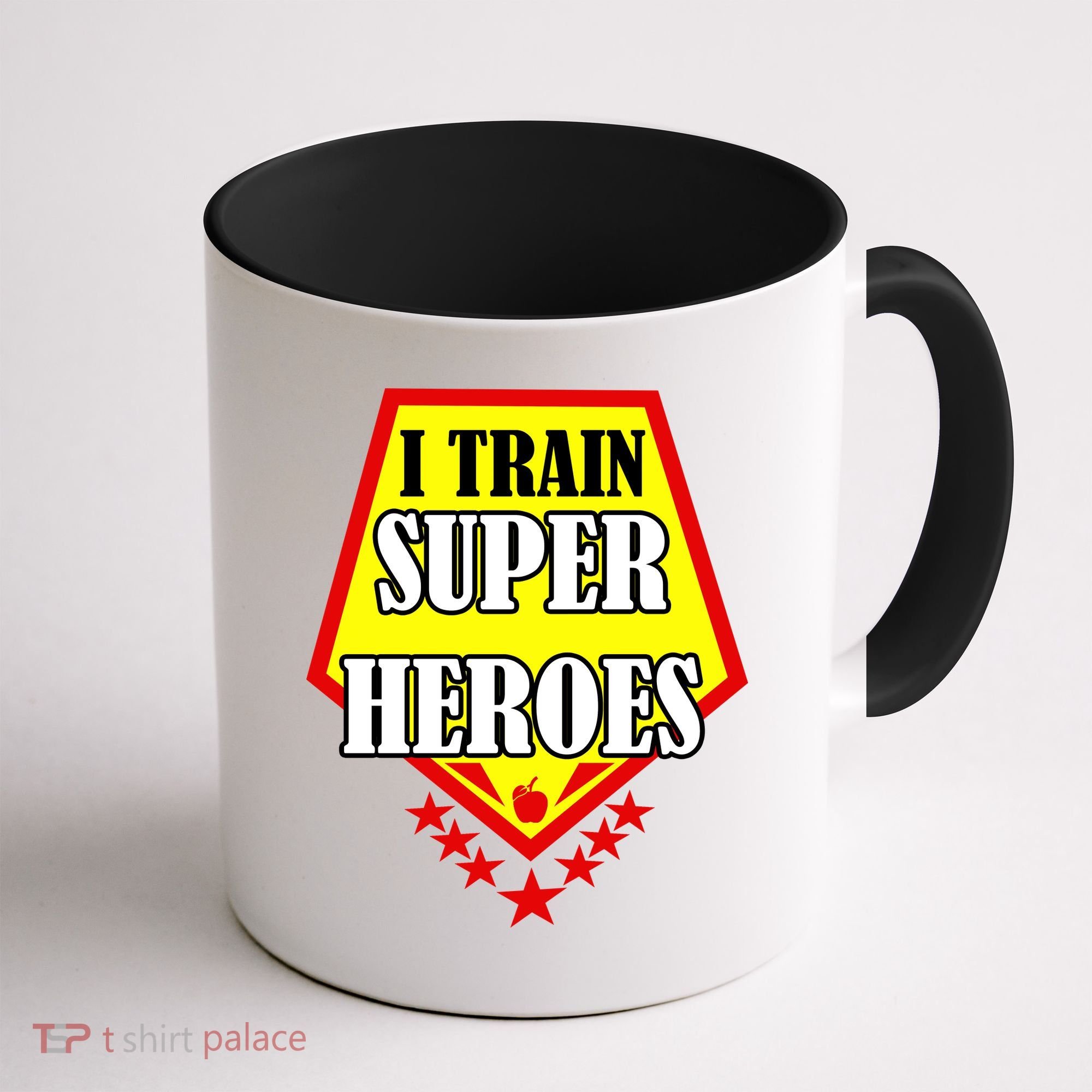 I Train Superheros Coffee Mug