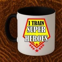 I Train Superheros Coffee Mug thumb 2