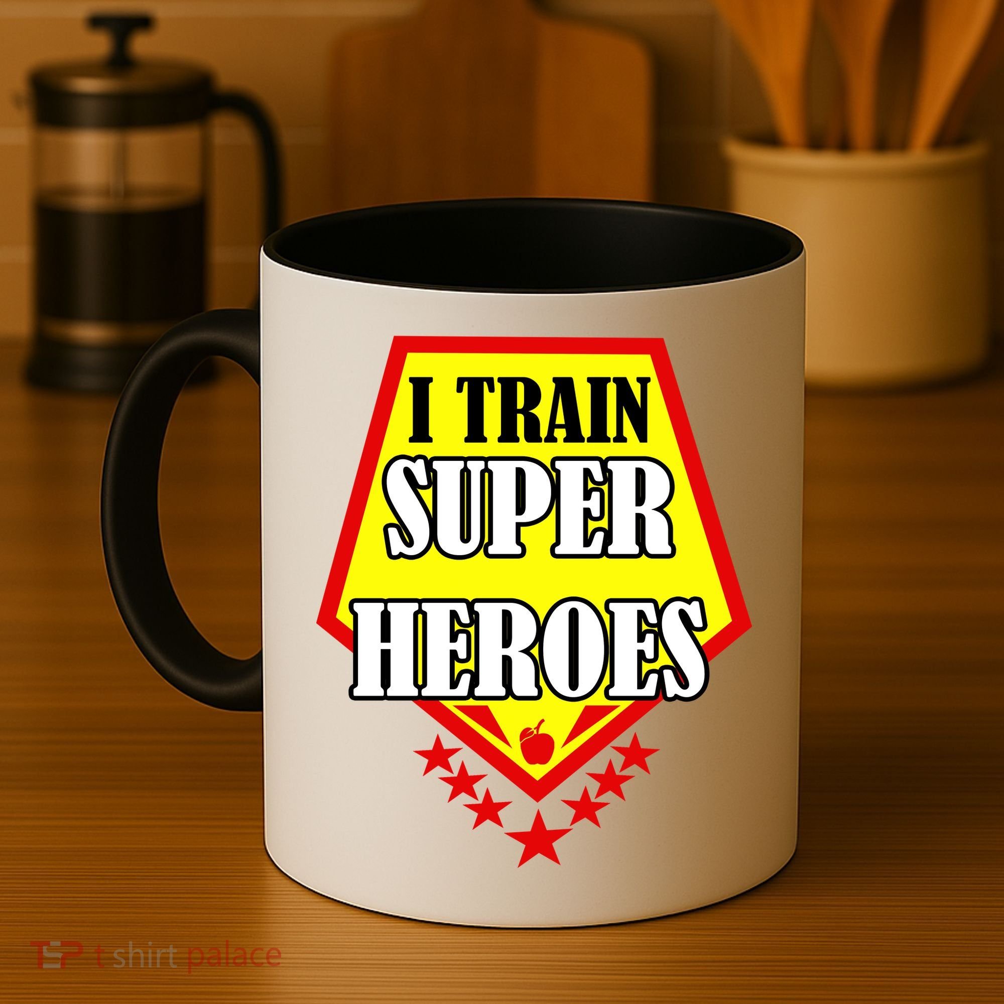 I Train Superheros Coffee Mug