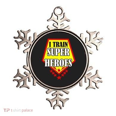 I Train Superheros Ornament