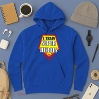 I Train Superheros Hoodie thumb 3