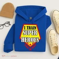 I Train Superheros Hoodie thumb 4