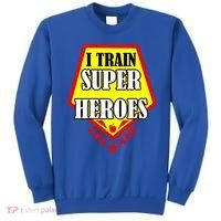 I Train Superheros Sweatshirt thumb 0
