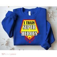I Train Superheros Sweatshirt thumb 2