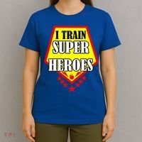 I Train Superheros T-Shirt thumb 4