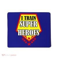 I Train Superheros Mousepad thumb 0