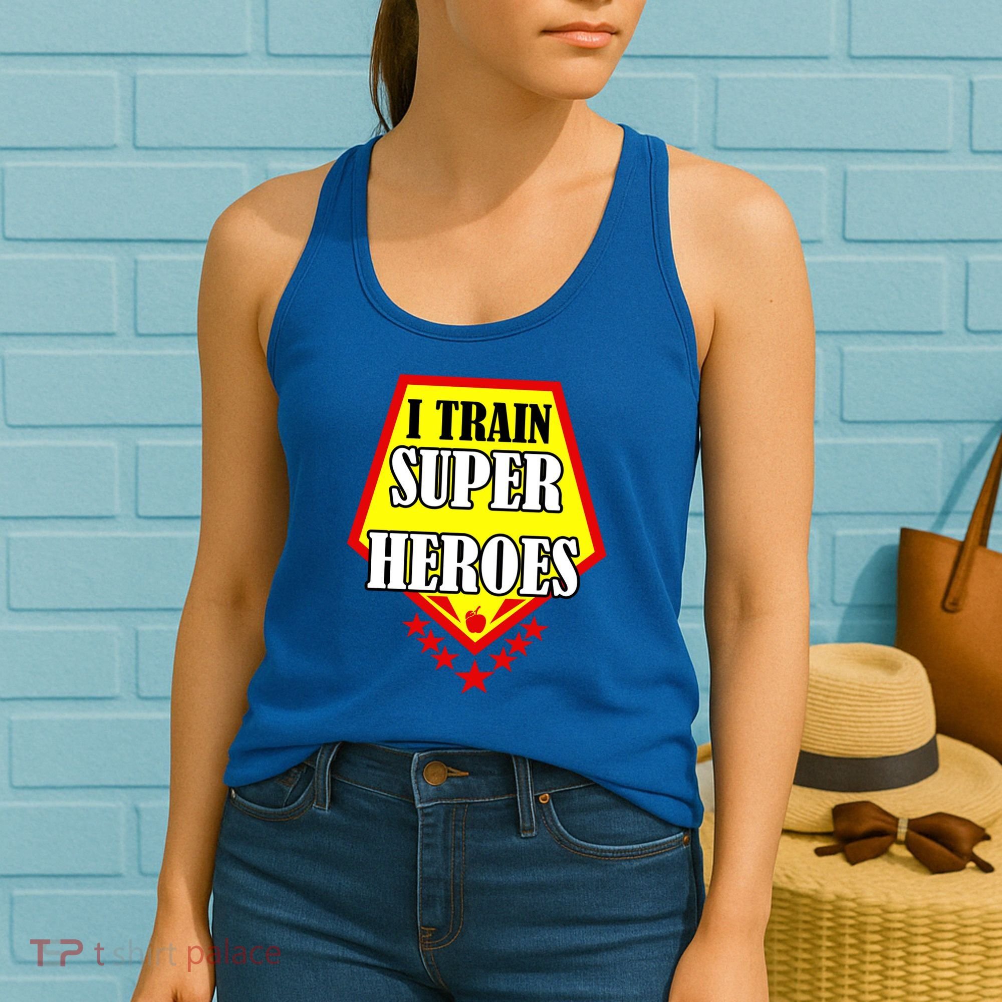 I Train Superheros Women's Tank Top