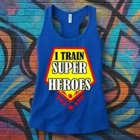 I Train Superheros Women's Tank Top thumb 3