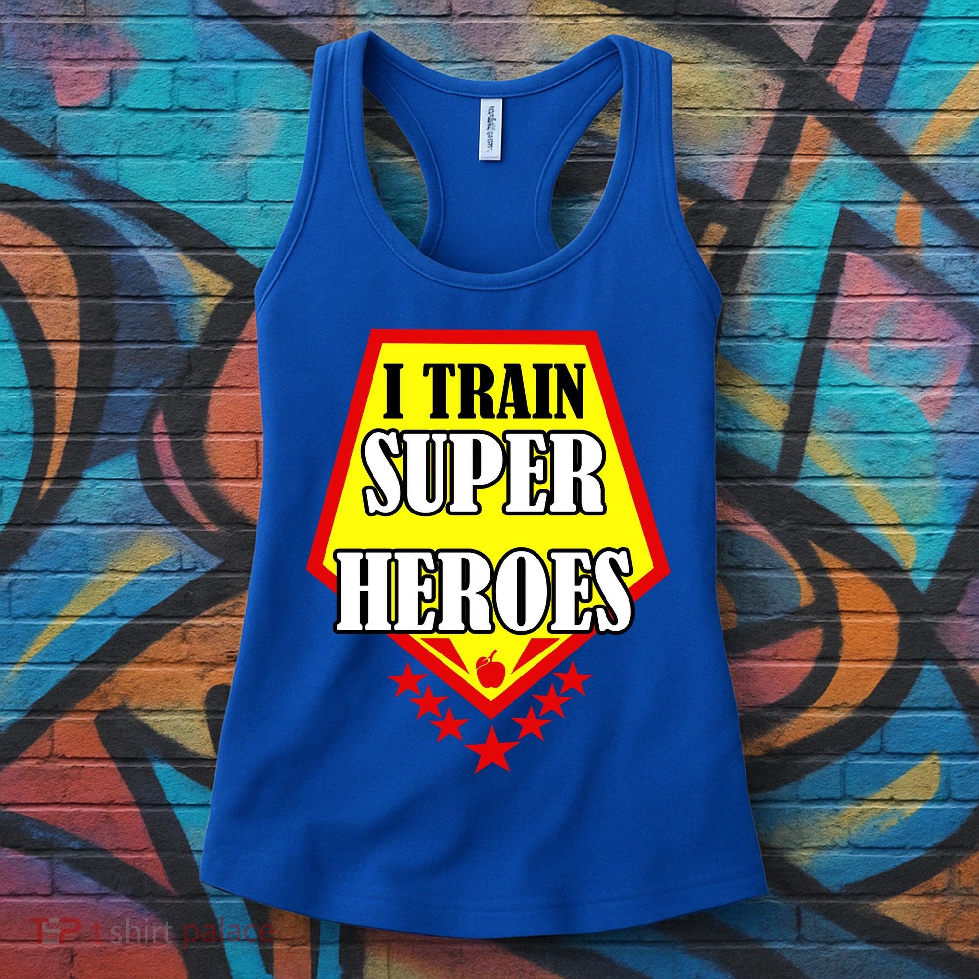 I Train Superheros Women's Tank Top