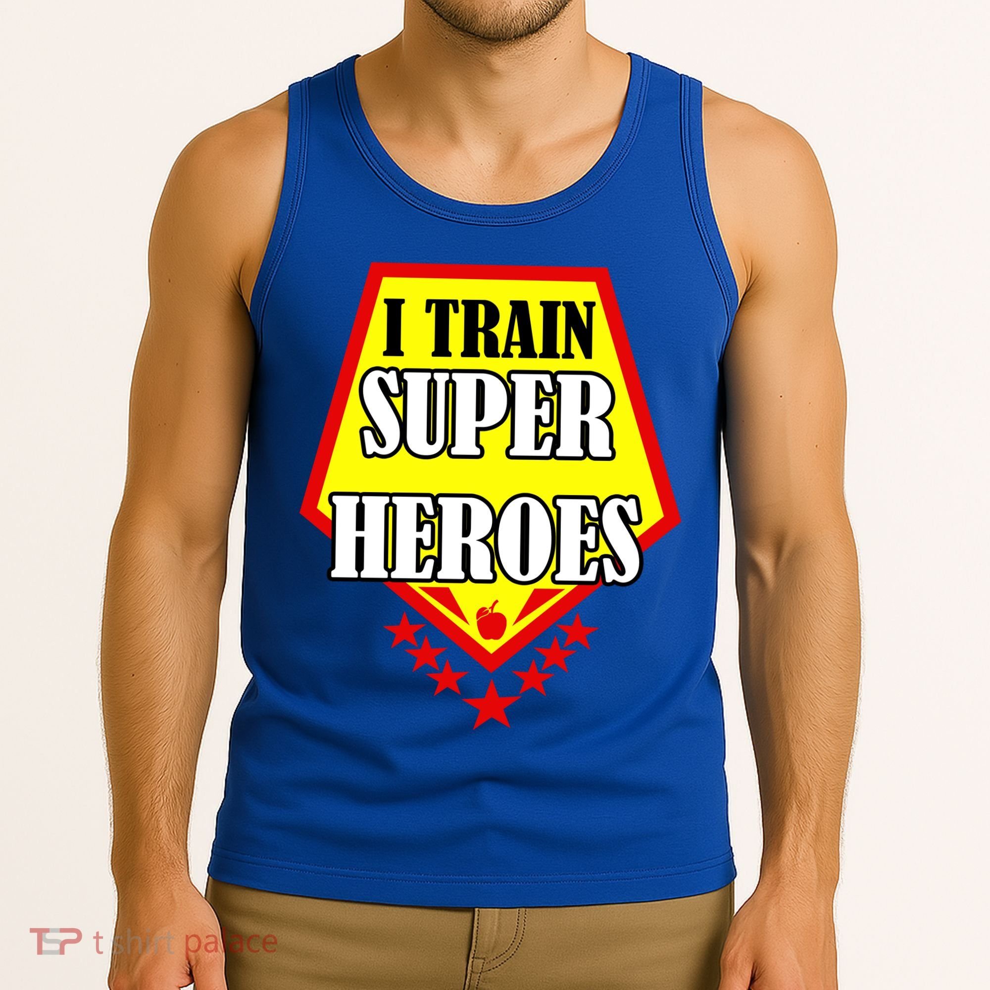 I Train Superheros Tank Top