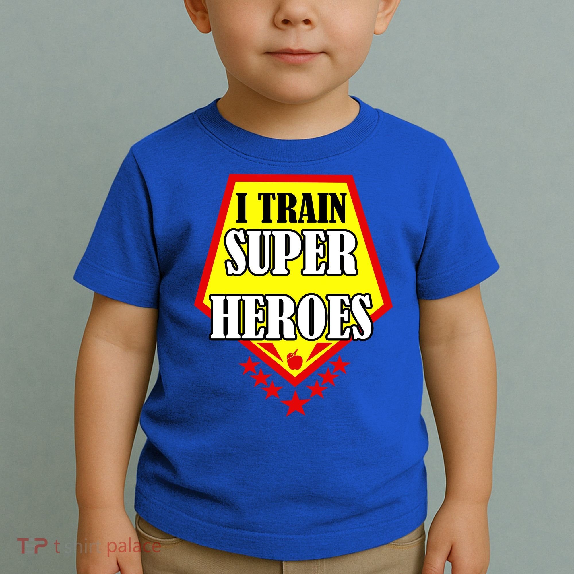 I Train Superheros Toddler T-Shirt
