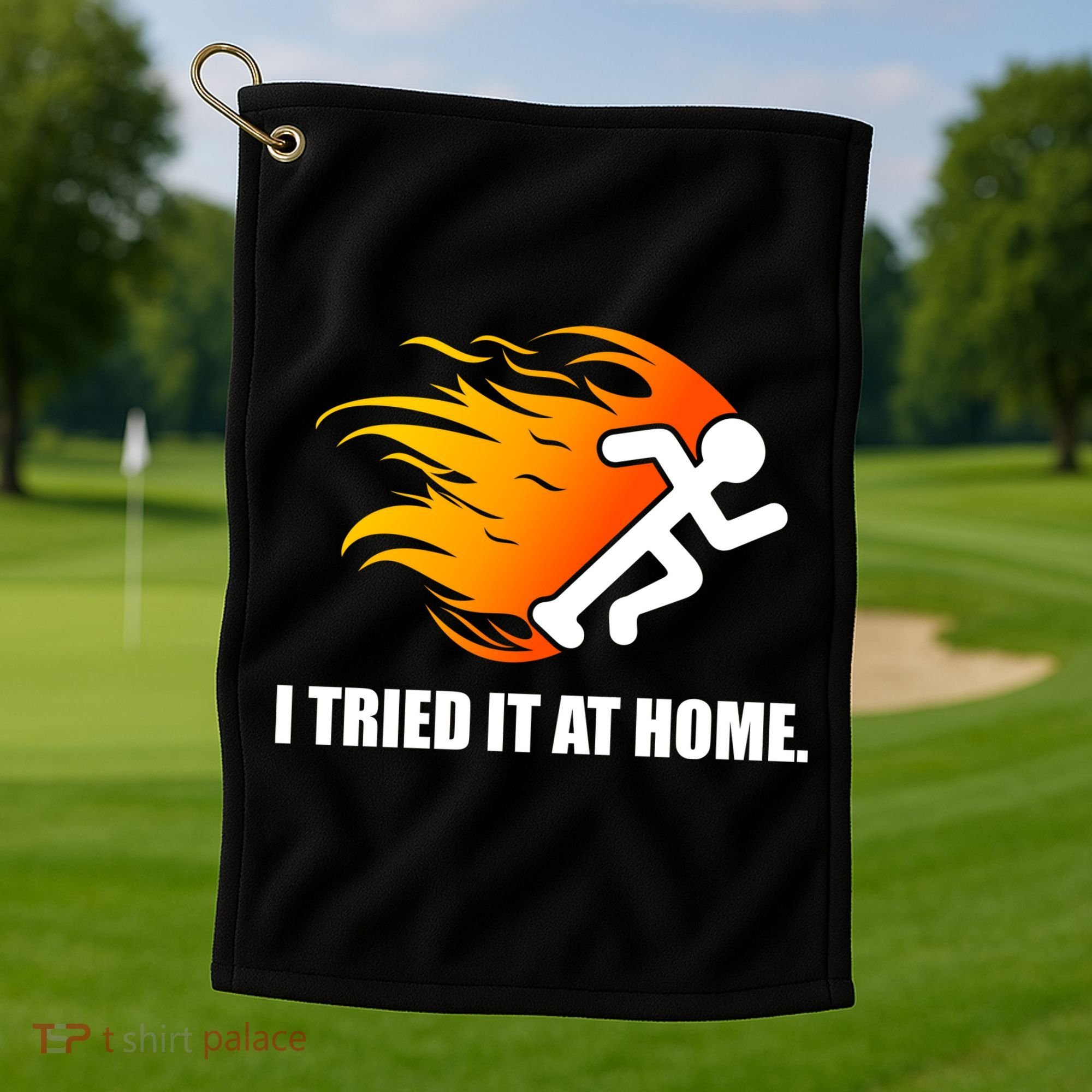 I Tried It At Home Golf Towel