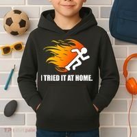 I Tried It At Home Kids Hoodie thumb 2