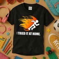 I Tried It At Home Kids T-Shirt thumb 3