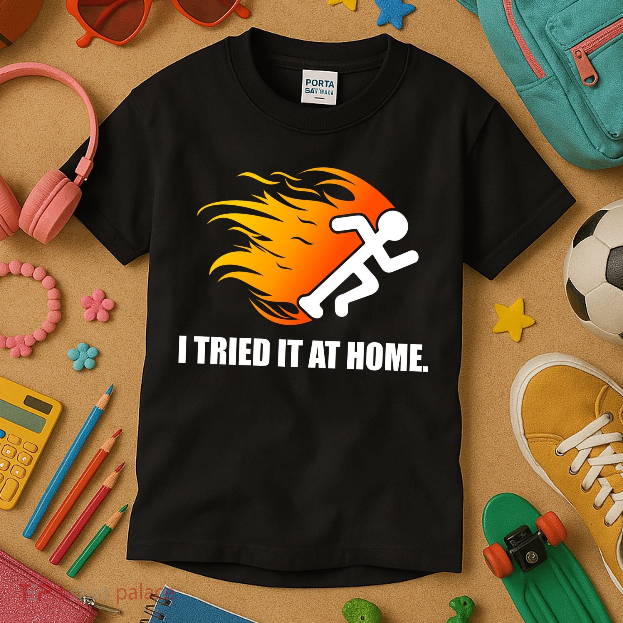 I Tried It At Home Kids T-Shirt