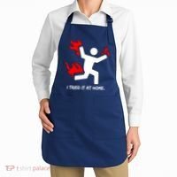 I Tried It At Home Funny Humor Apron thumb 2