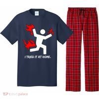 I Tried It At Home Funny Humor Pajama Set thumb 0
