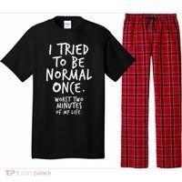 I Tried To Be Normal Once Worst Two Minutes Pajama Set thumb 0