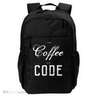 I Turn Coffee Into Code Backpack thumb 0