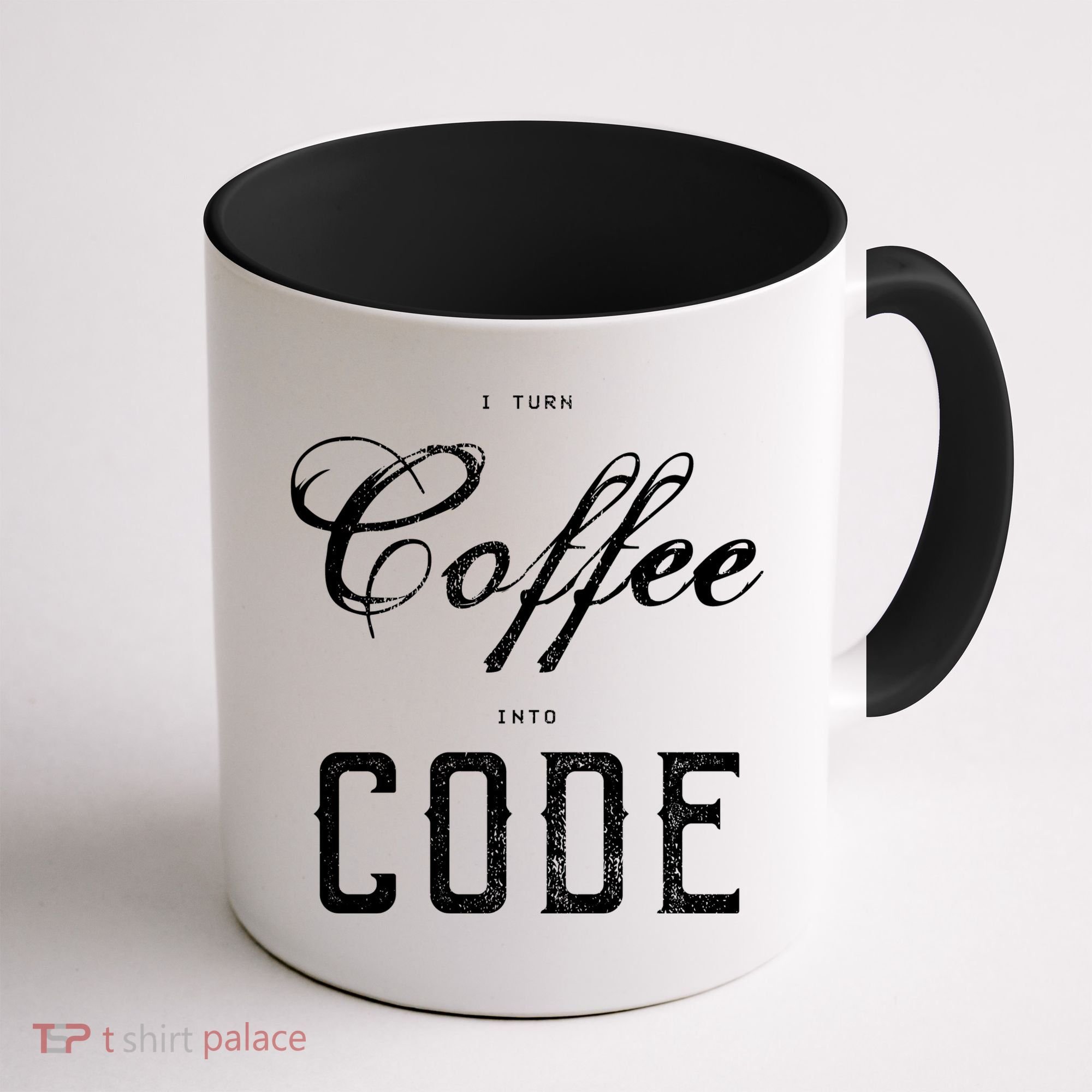 I Turn Coffee Into Code Coffee Mug
