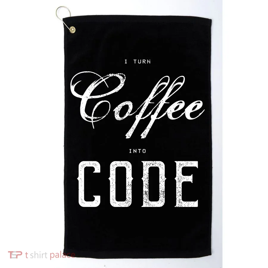 I Turn Coffee Into Code Golf Towel