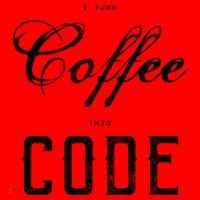 I Turn Coffee Into Code Santa Hat thumb 1