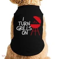 I Turn Grills On Doggie Tank thumb 0