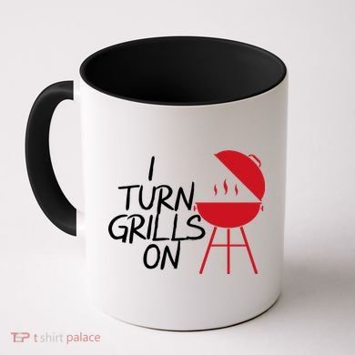 I Turn Grills On Coffee Mug