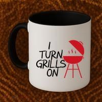 I Turn Grills On Coffee Mug thumb 2
