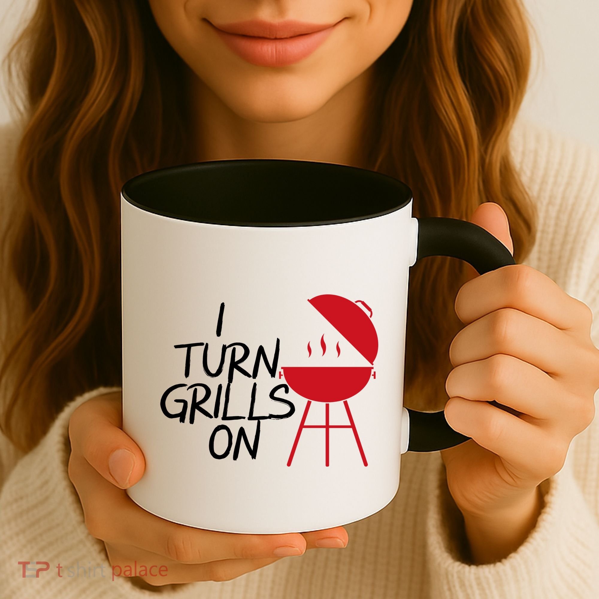 I Turn Grills On Coffee Mug
