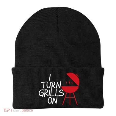 I Turn Grills On Beanie