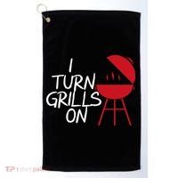 I Turn Grills On Golf Towel thumb 0