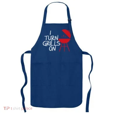 I Turn Grills On Apron