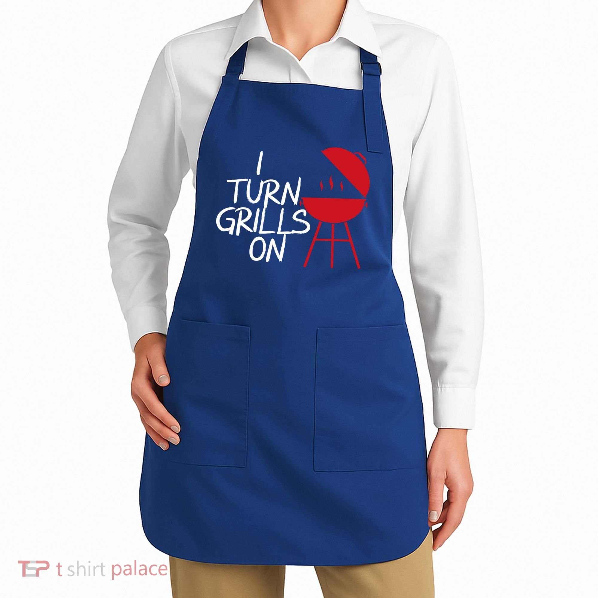 I Turn Grills On Apron
